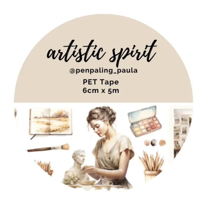 Penpaling Paula – Espíritu Artístico – Cinta PET PRE-CORTADA