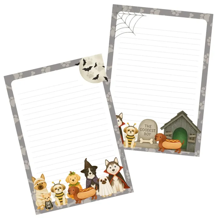 Penpaling Paula – Feliz Howl-o-ween – Bloc de Notas