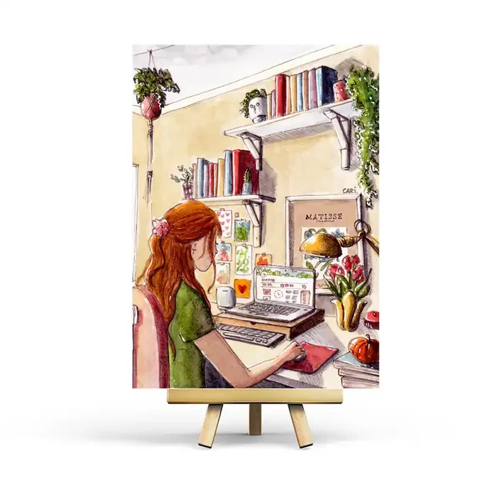 Penpaling Paula – Septiembre – Postal