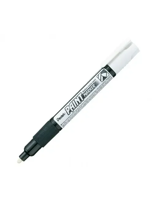 PENTEL MARCADOR PERMANENTE BLANCO – MMP20 W Precio Bajo