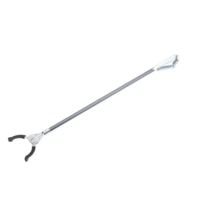 Pinza telescópica FLORA, mango de acero, pinza pulverizada con plástico, longitud 1.050 mm, 5 ud./UV