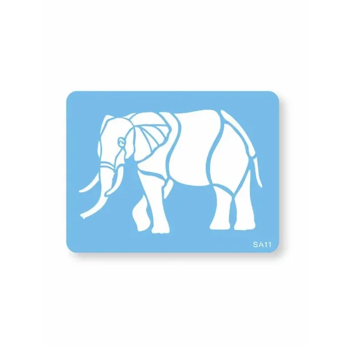 Plantilla de pastel de elefante