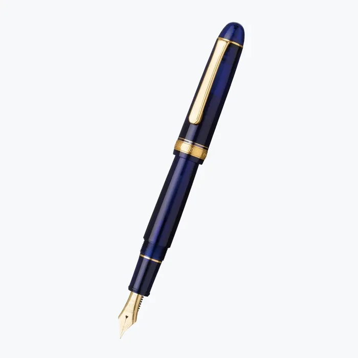 Platinum Century 3776 Azul Chartres (acabados dorados)