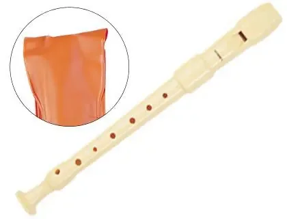 Premium Flauta Hohner Plastico 9516 -Desmotable -Funda Naranja