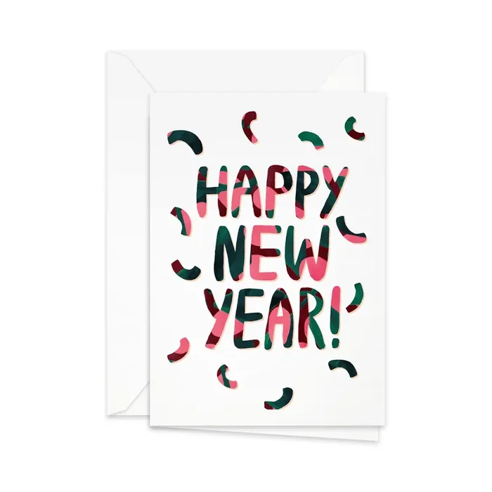 Pretty Paper – Tarjeta de Navidad “Happy New Year”