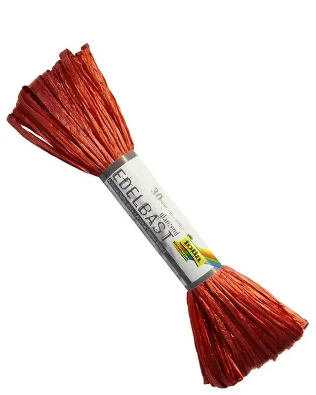 Rafia Sintética, Rojo 30 mt. Precio Bajo
