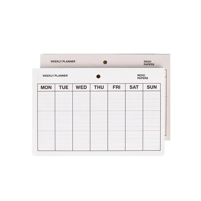 Redopapers – Weekly Planner – Planificador Semanal B5 (18 x 27 cm)