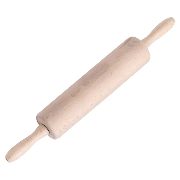 Rodillo de madera con rodamiento de bolas.