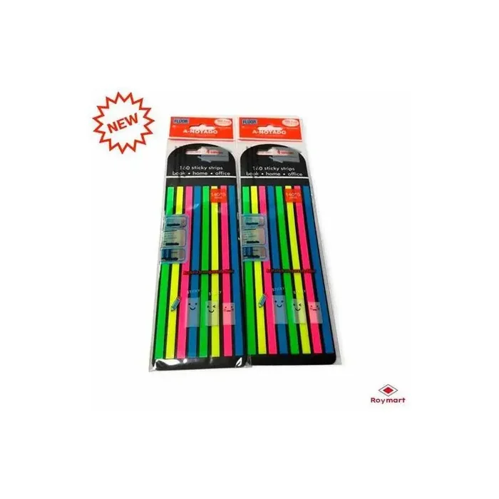 Roymart Notas Señaladoras De Líneas Acetato Transparente Pack De 160 C/Surtidos Oferta Especial