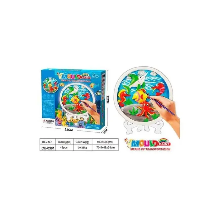 Roymart Set De Pintura Molde Ocean Fish Precio Bajo