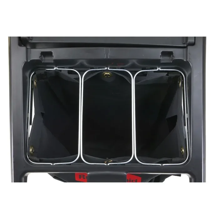 Rubbermaid® – Soporte para bolsas de basura para carrito de limpieza, triple