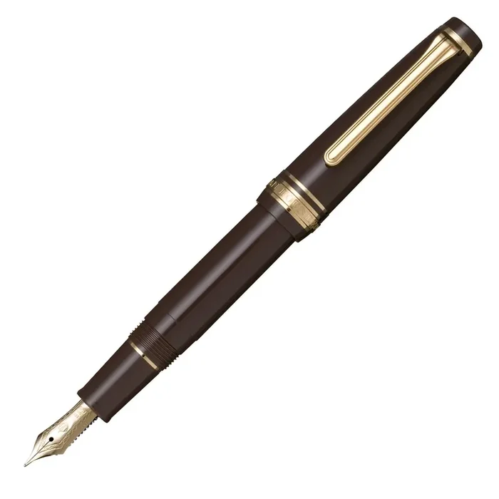 Sailor – Pluma Estilográfica – Puff Brown – Pro Gear Slim Mini – ORO 14K