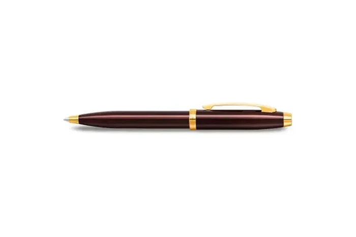 Sheaffer 100 Coffee Brown PVD Gold Ballpoint pen