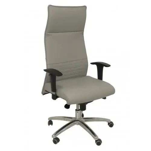 Sillon Piqueras y Crespo Albacete Direccion Uso Intensivo (8H) Brazos Regulables Mecanismo Sincro Tapizado Piel Gris Ordenar Ahora Mismo