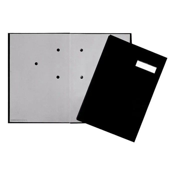 Solo Hoy Pagna 24191-44 Carpeta a4 Cartón, Tela Negro
