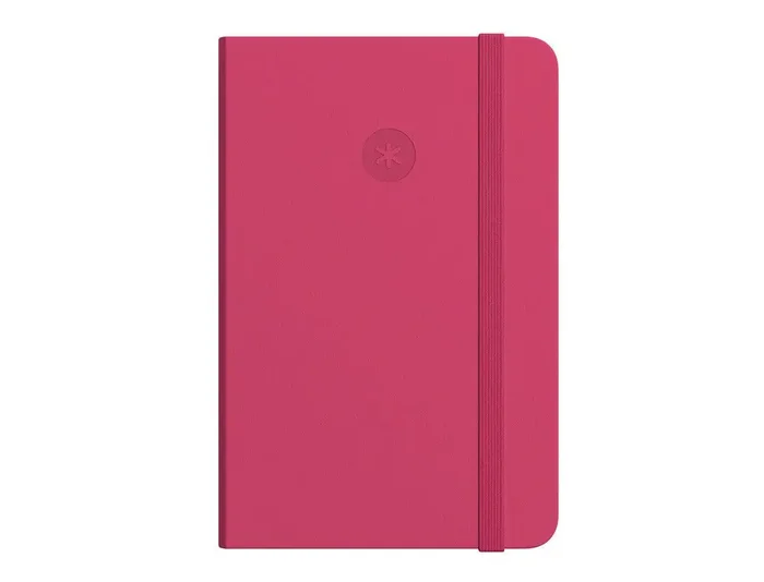 Solo Por Tiempo Limitado Cuaderno con gomilla antartik notes tapa blanda a5 hojas cuadricula burdeos 80 hojas 80 gr fsc