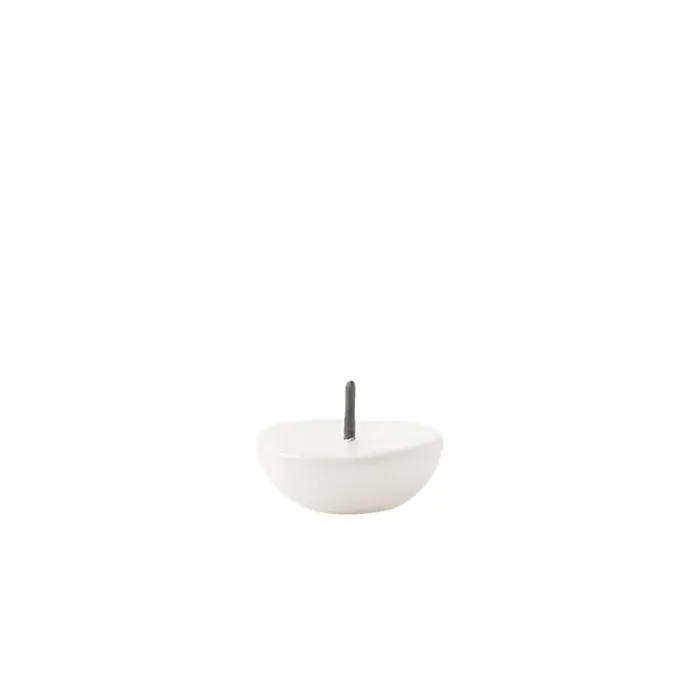 Soporte para vela – EN Circle – Blanco – Cerámica