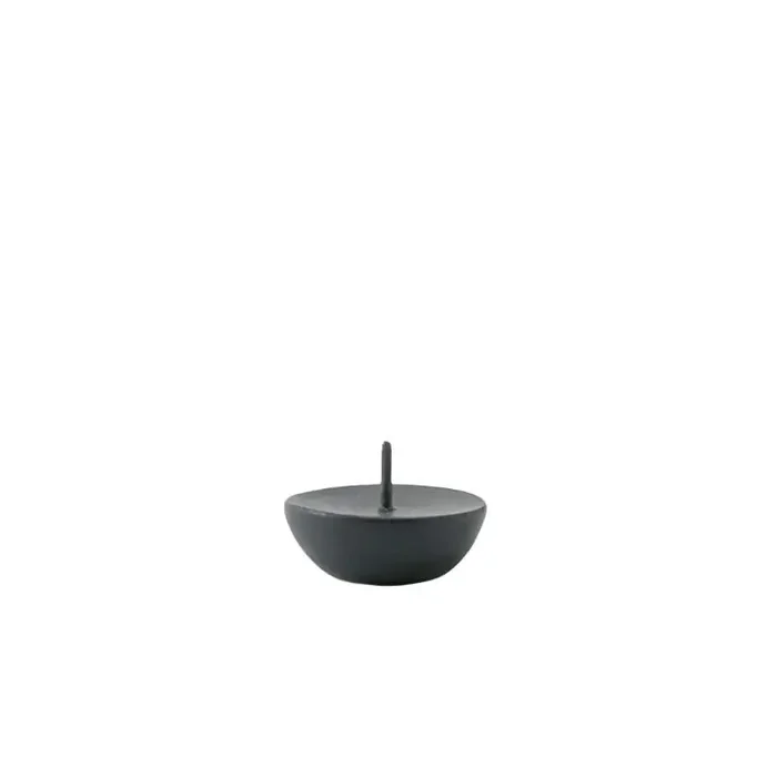 Soporte para vela – EN Circle – Negro – Cerámica