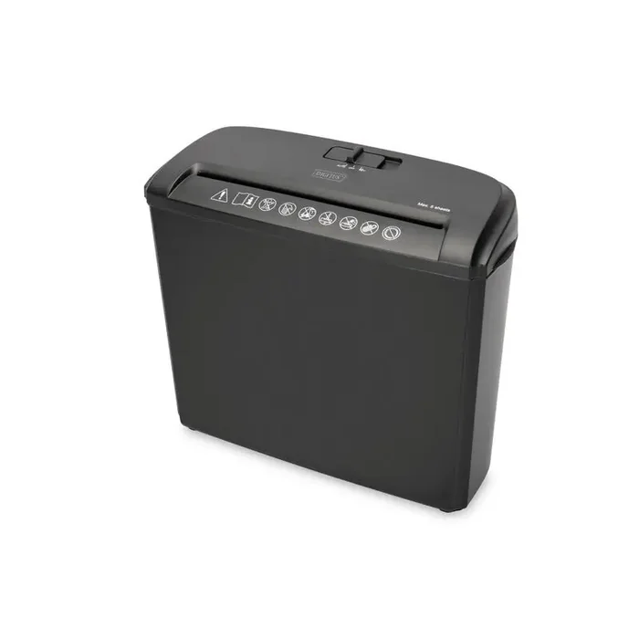 Stock Limitado Digitus Da-81604 Triturador De Papel Corte En Tiras 21,8 Cm 74 Db Negro