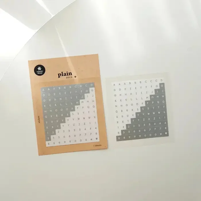 Suatelier – Pegatinas Adhesivas 2 hojas – Plain.30