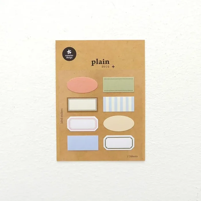 Suatelier – Pegatinas Adhesivas 2 hojas – Plain.75