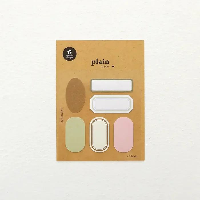 Suatelier – Pegatinas Adhesivas 2 hojas – Plain.76