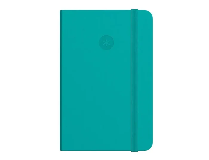 Súper Precio Cuaderno con gomilla antartik notes tapa dura a6 hojas lisas turquesa 100 hojas 80 gr fsc