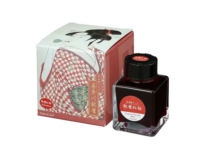 Taccia – Tintero Ukiyo-e 40 ml – Benizakura – Utamaro