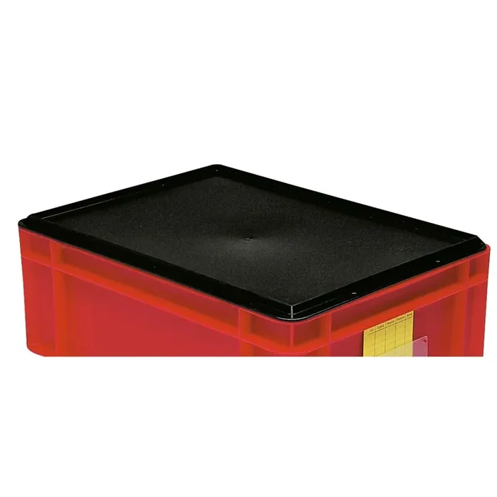 Tapa de contacto para eurocontenedor apilable, ancho x profundidad 400 x 300 mm