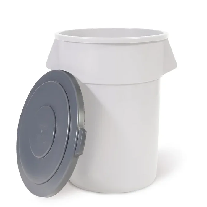 tapa para contenedor universal Rubbermaid® 38 litros, redonda, blanca
