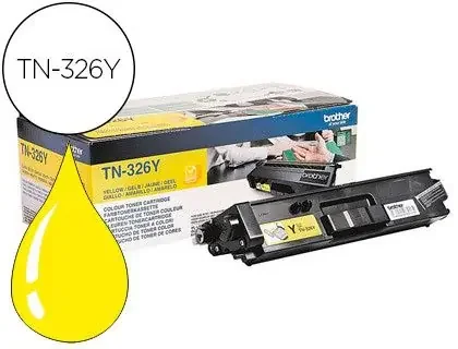 Toner brother tn-326y hll8250cdn / hll8350cdw alta capacidad amarillo 3500 pag Oferta Limitada