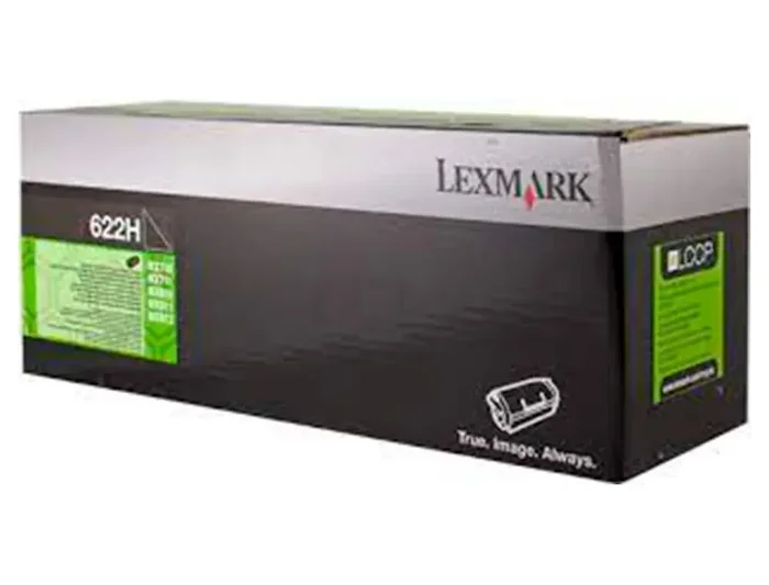 Toner laser lexmark 622h negro Marca Reconocida