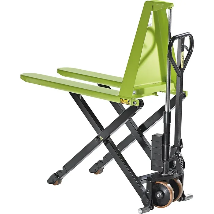 Transpaleta de pantógrafo, hidráulica manual – Pramac carga máx. 1000 kg