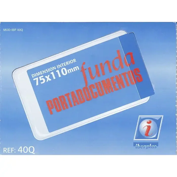 Últimas Unidades Fundas Portacarnet IBERPLAS, Caja x50