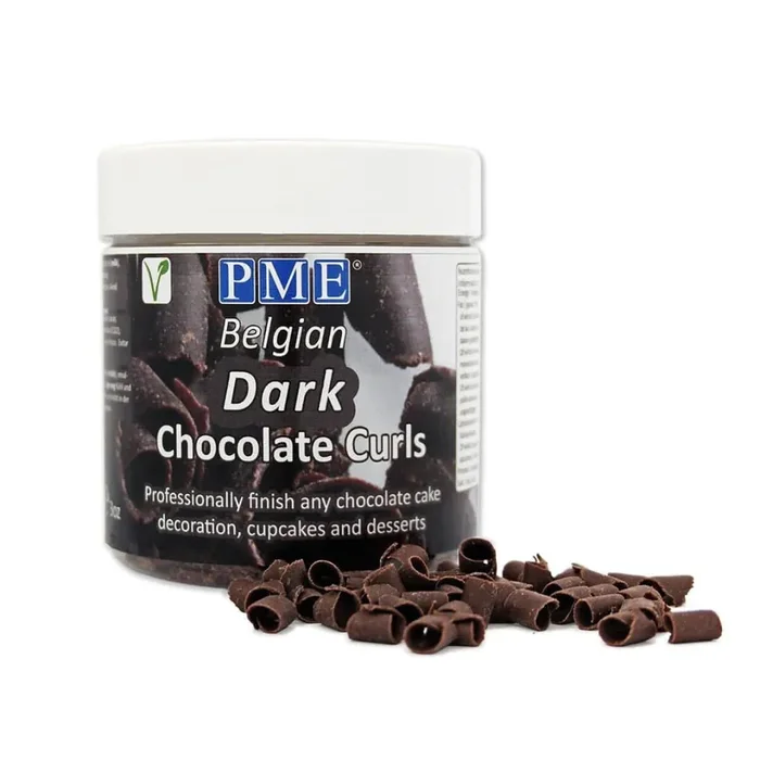 Virutas de chocolate negro belga