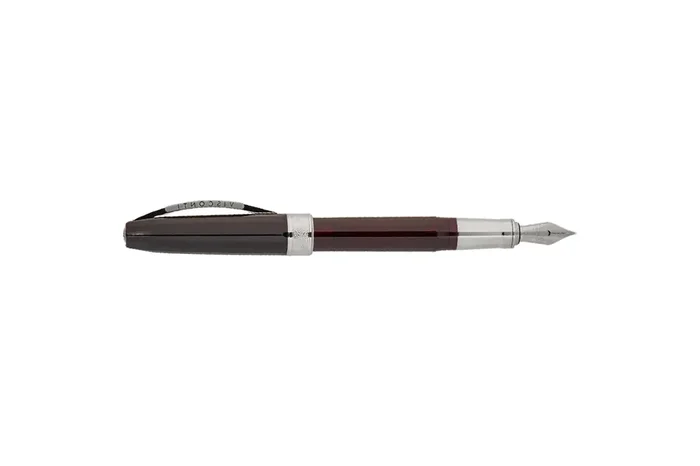 Visconti Michelangelo Black Fountain Pen A10 Medium
