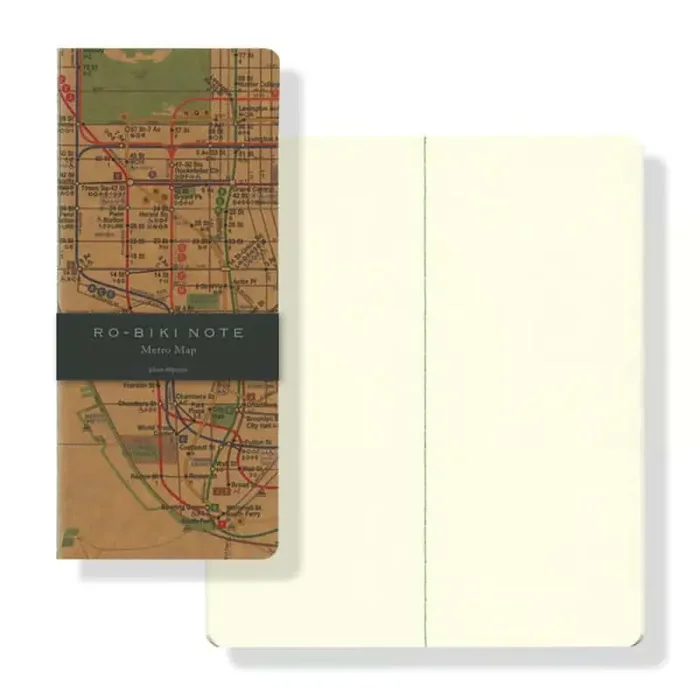 Yamamoto Paper – Cuaderno Liso Metro – RO-BIKI NOTE